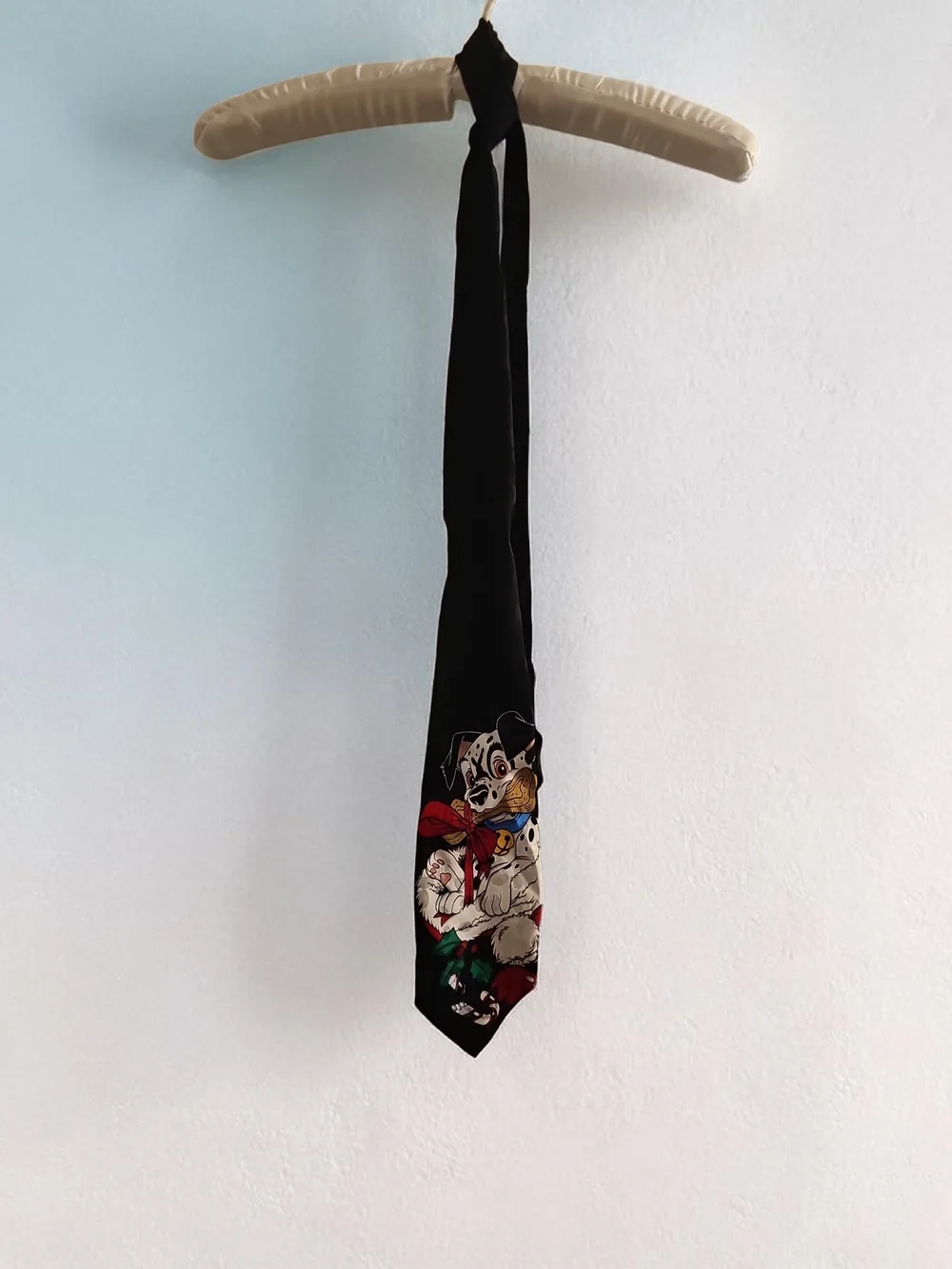 Disney Black Character-Print Tie